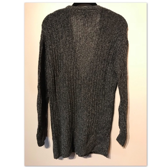 Gray knit American Eagle cardigan - Picture 2 of 2